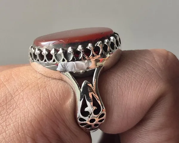 Red_Agate_925_Sterling_Silver_Handcrafted_Ring_For_Men_,_Aqeeq_Silver_Ring