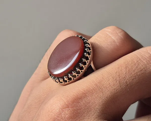 Red_Agate_925_Sterling_Silver_Handcrafted_Ring_For_Men_,_Aqeeq_Silver_Ring