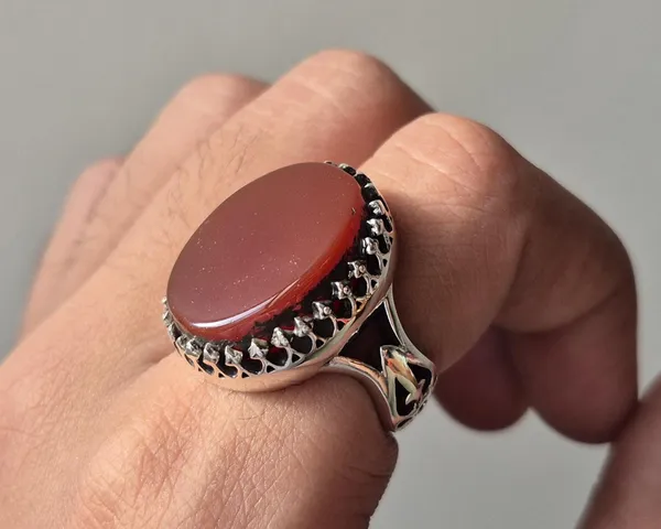 Red_Agate_925_Sterling_Silver_Handcrafted_Ring_For_Men_,_Aqeeq_Silver_Ring