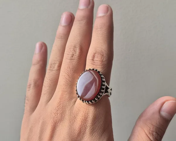 Red_Agate_925_Sterling_Silver_Handcrafted_Ring_For_Men_,_Aqeeq_Silver_Ring
