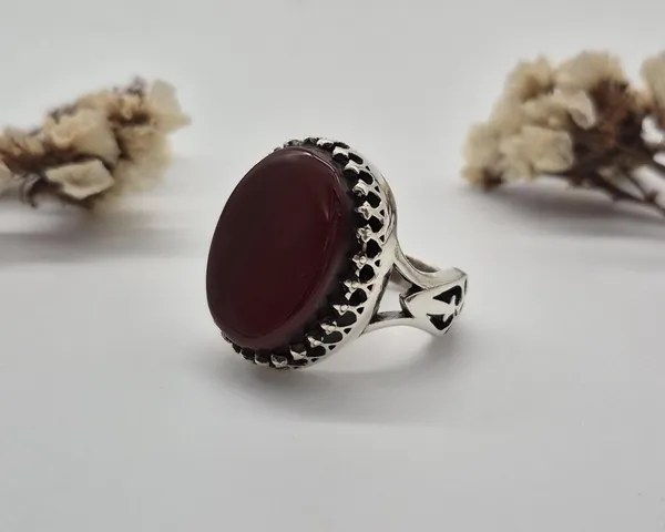 Red_Agate_925_Sterling_Silver_Handcrafted_Ring_For_Men_,_Aqeeq_Silver_Ring