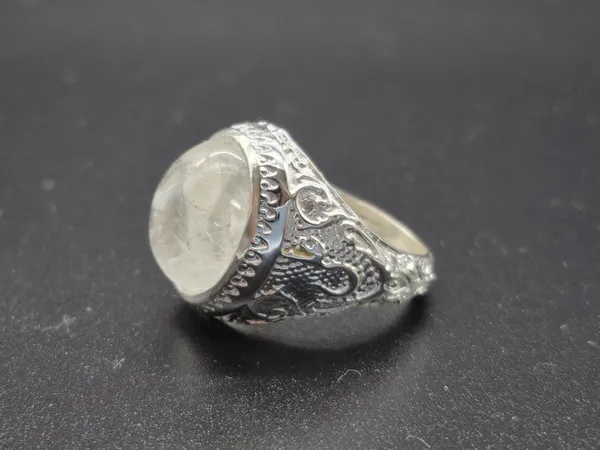 White_Crystal_925_Sterling_Silver_Ali_Engraved_Ring_For_Men