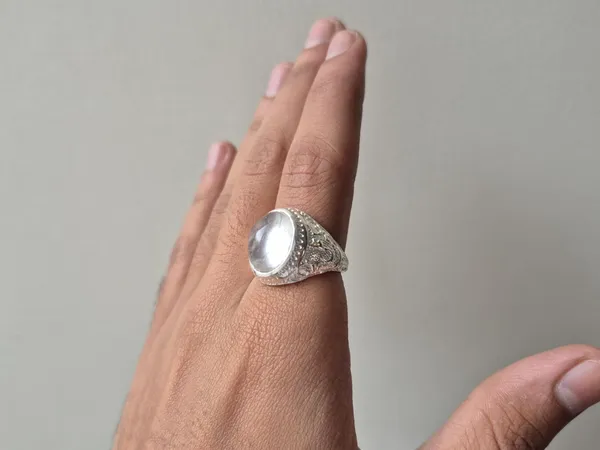 White_Crystal_925_Sterling_Silver_Ali_Engraved_Ring_For_Men