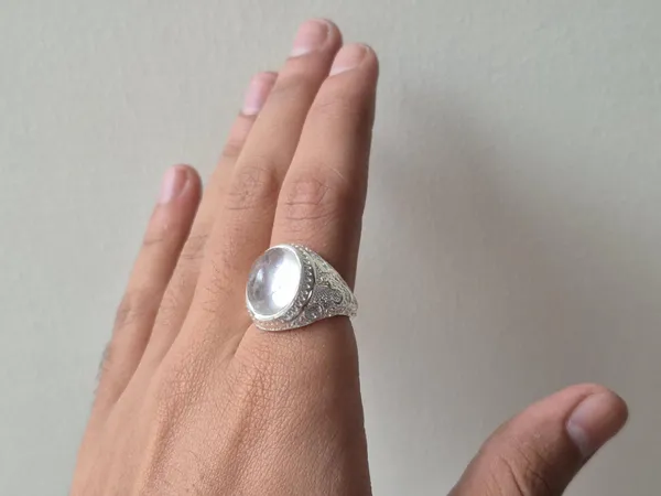 White_Crystal_925_Sterling_Silver_Ali_Engraved_Ring_For_Men