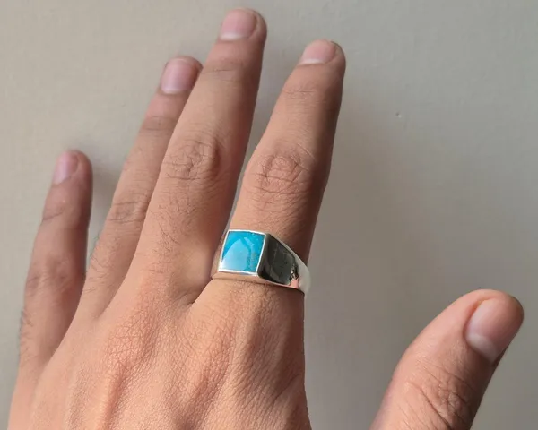 Sky_Blue_Turquoise_Sterling_Silver_Ayat-E-Karima_Ring_For_Men_,_Islamic_Silver_Ring