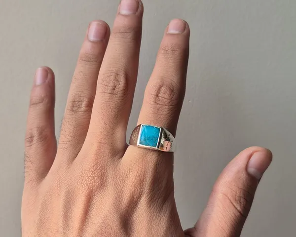 Sky_Blue_Turquoise_Sterling_Silver_Ayat-E-Karima_Ring_For_Men_,_Islamic_Silver_Ring