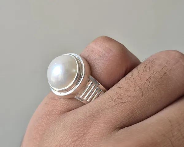 Round_Freshwater_Pearl_925_Sterling_Silver_Handcrafted_Ring_For_Men