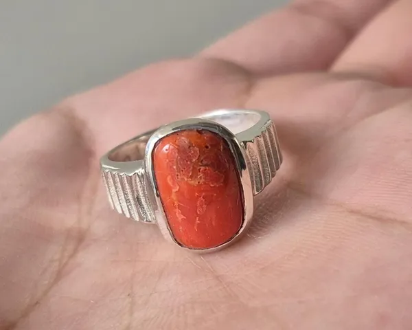 Genuine_Italian_Coral_925_Sterling_Silver_Handcrafted_Ring_For_Men