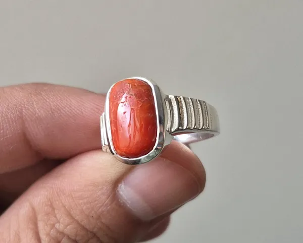 Genuine_Italian_Coral_925_Sterling_Silver_Handcrafted_Ring_For_Men