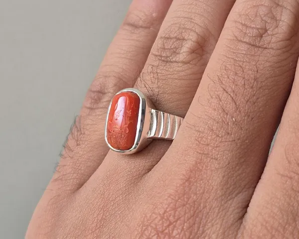 Genuine_Italian_Coral_925_Sterling_Silver_Handcrafted_Ring_For_Men
