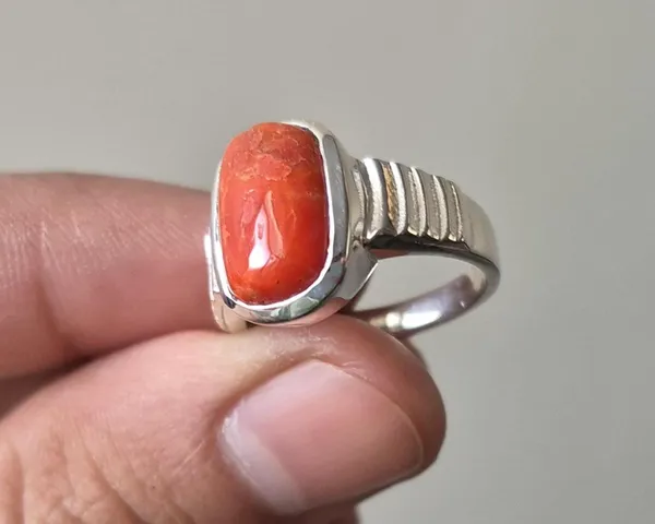 Genuine_Italian_Coral_925_Sterling_Silver_Handcrafted_Ring_For_Men