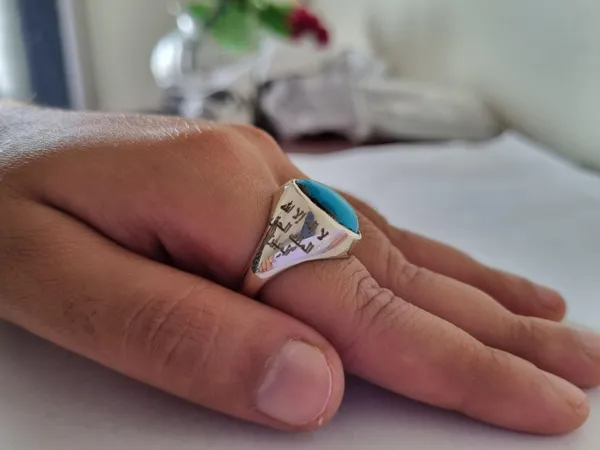 Sky_Blue_Turquoise_Silver_Islamic_Engraved_Ring_For_Men