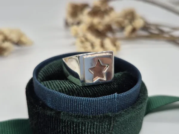 925_Sterling_Silver_Handcrafted_Star_Ring_For_Men