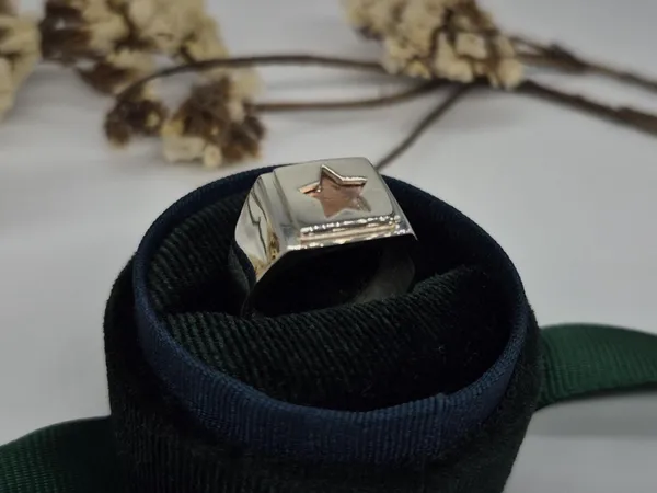 925_Sterling_Silver_Handcrafted_Star_Ring_For_Men