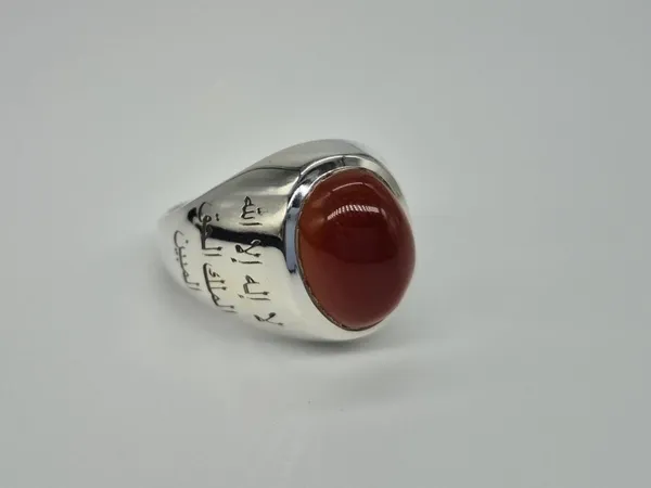 Red_Agate_925_Sterling_Silver_Calligraphy_Ring_For_Men