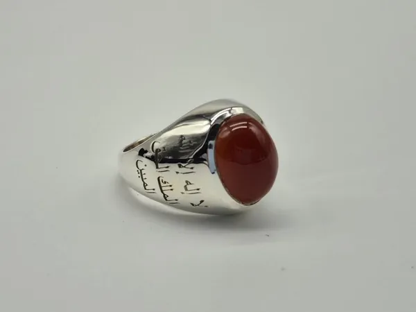 Red_Agate_925_Sterling_Silver_Calligraphy_Ring_For_Men