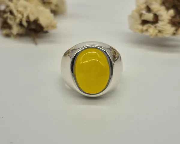 Yellow_Agate_925_Sterling_Silver_Handcrafted_Ring_For_Men_,_Zard_Aqeeq_Ring_