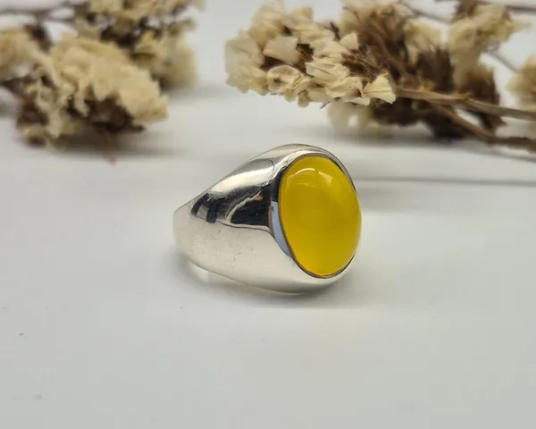 Yellow_Agate_925_Sterling_Silver_Handcrafted_Ring_For_Men_,_Zard_Aqeeq_Ring_