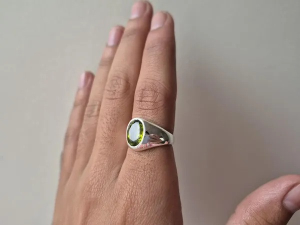 Green_Peridot_925_Sterling_Silver_Handcrafted_Ring_For_Men