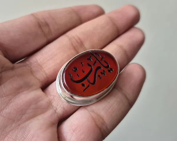 Red_Agate_925_Sterling_Silver_Ya_Rabbi_Engraved_Ring_For_Men