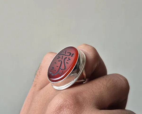 Red_Agate_925_Sterling_Silver_Ya_Rabbi_Engraved_Ring_For_Men