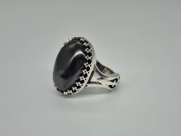 Black_Hematite_Sterling_Silver_Ring_For_Men