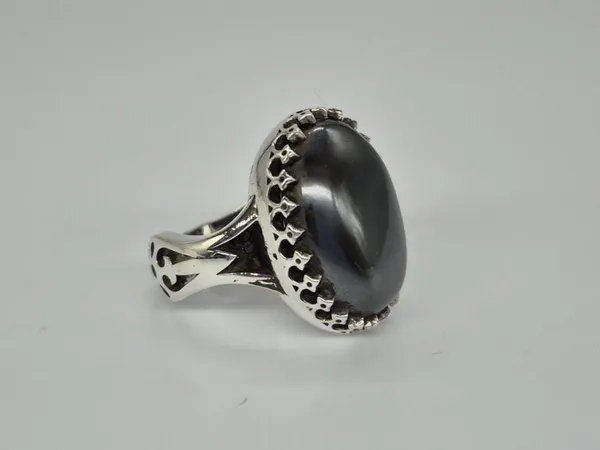 Black_Hematite_Sterling_Silver_Ring_For_Men