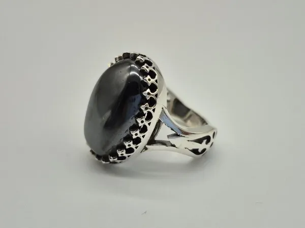 Black_Hematite_Sterling_Silver_Ring_For_Men