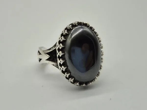 Black_Hematite_Sterling_Silver_Ring_For_Men
