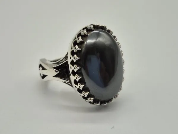 Black_Hematite_Sterling_Silver_Ring_For_Men