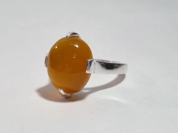 Yellow_Agate_Silver_Handcrafted_Islamic_Ring_For_Men