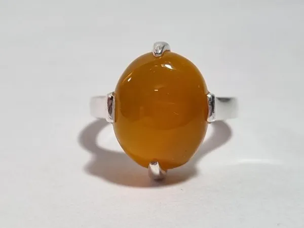 Yellow_Agate_Silver_Handcrafted_Islamic_Ring_For_Men