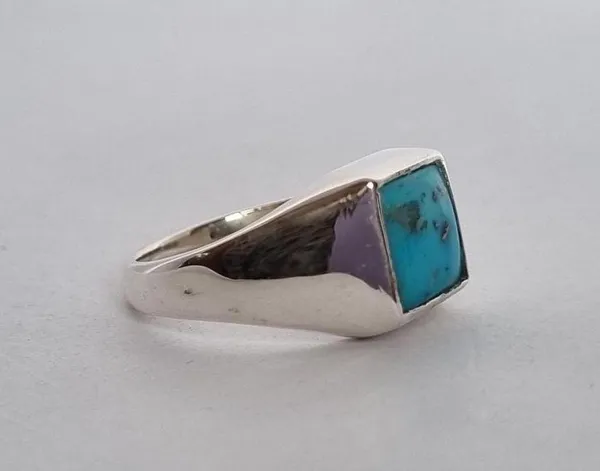 Sky_Blue_Turquoise_Sterling_Silver_Signet_Ring_For_Men