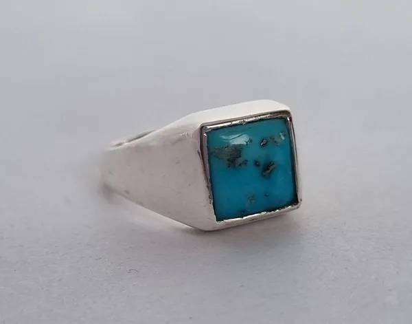 Sky_Blue_Turquoise_Sterling_Silver_Signet_Ring_For_Men