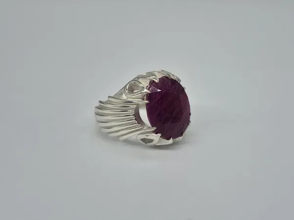 Natural_Ruby_Sterling_Silver_Statement_Ring_For_Men