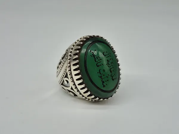 Green_Agate_Sterling_Silver_Arabic_Calligraphy_Ring_For_Men