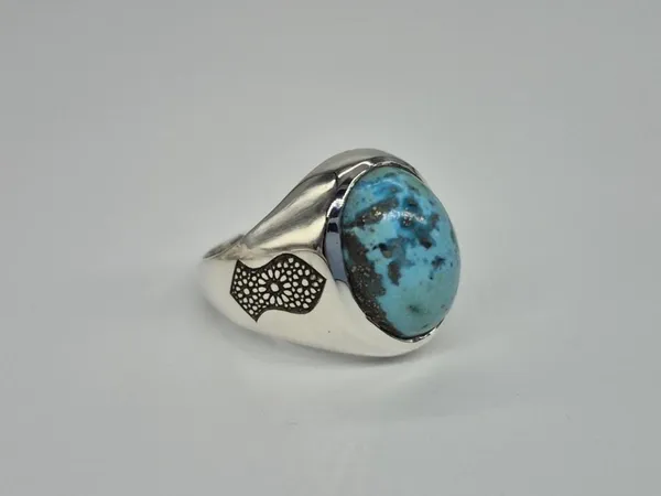 Sky_Blue_Turquoise_Sterling_Silver_Nalain_Zulfiqar_Engraved_Ring_For_Men_,_Irani_Firoza_Ring