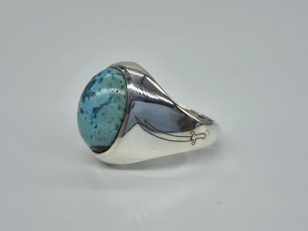 Sky_Blue_Turquoise_Sterling_Silver_Nalain_Zulfiqar_Engraved_Ring_For_Men_,_Irani_Firoza_Ring