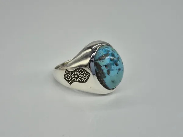 Sky_Blue_Turquoise_Sterling_Silver_Nalain_Zulfiqar_Engraved_Ring_For_Men_,_Irani_Firoza_Ring
