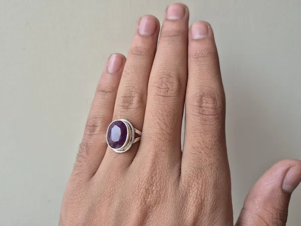 Red_Ruby_Sterling_Silver_Oval_Gemstone_Ring_For_Men
