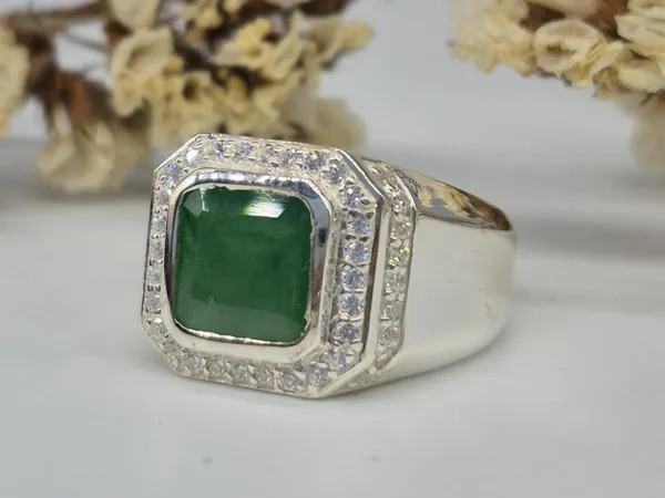 Green_Emerald_925_Sterling_Silver_Gemstone_Ring_For_Men