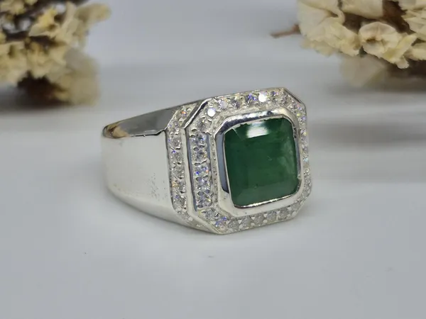 Green_Emerald_925_Sterling_Silver_Gemstone_Ring_For_Men
