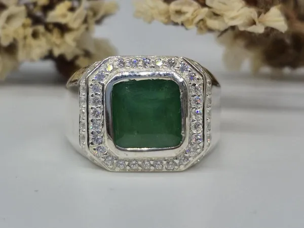 Green_Emerald_925_Sterling_Silver_Gemstone_Ring_For_Men