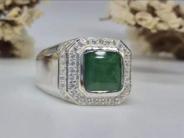 Green_Emerald_925_Sterling_Silver_Gemstone_Ring_For_Men