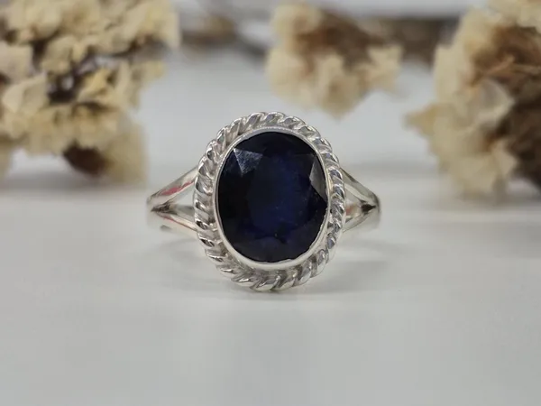 Blue_Sapphire_Sterling_Silver_Gemstone_Ring_For_Men