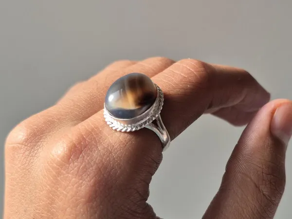 Black_Agate_Silver-Plated__Suleimani_Aqeeq_Ring_For_Men
