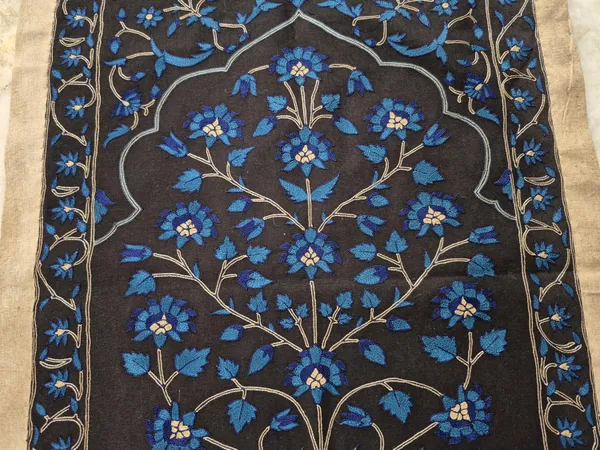 Silk_Mughal_Bohemian_Floral_Tree_Of_Life_Embroidered_Wall_Hanging