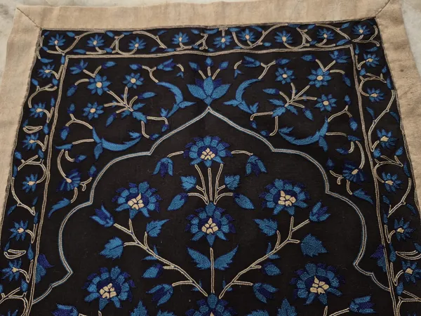Silk_Mughal_Bohemian_Floral_Tree_Of_Life_Embroidered_Wall_Hanging