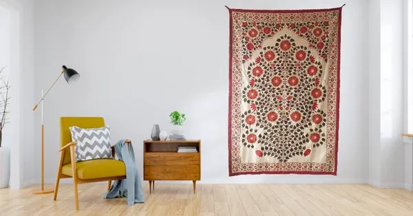 Silk_Thread_Mughal_Embroidery_Floral_Tree_Of_Life_Wall_Hanging