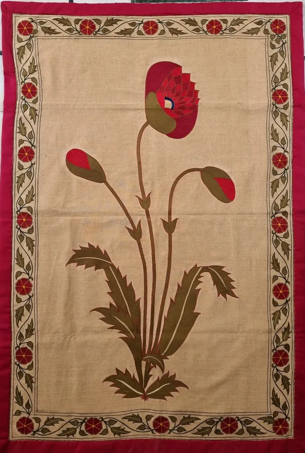 Cotton_Mughal_Floral_Tree_Of_Life_Embroidered_Wall_Hanging